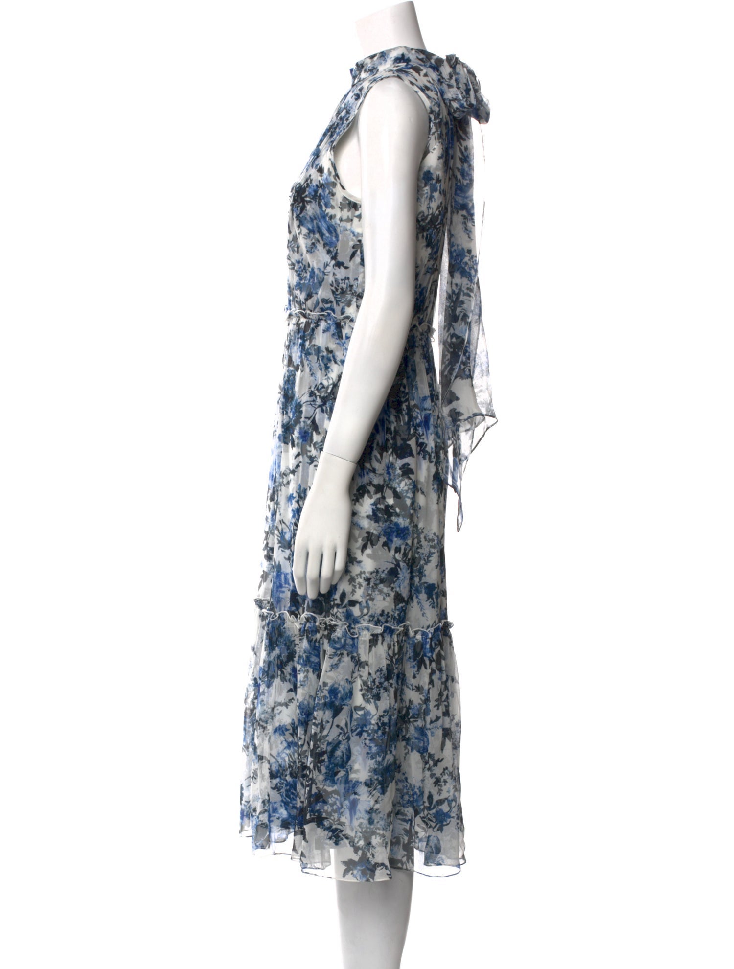 Erdem Silk Midi Length Dress