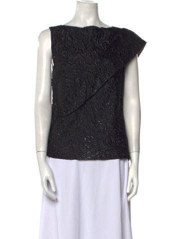 Erdem Tops Bateau Neckline Sleeveless Top XS