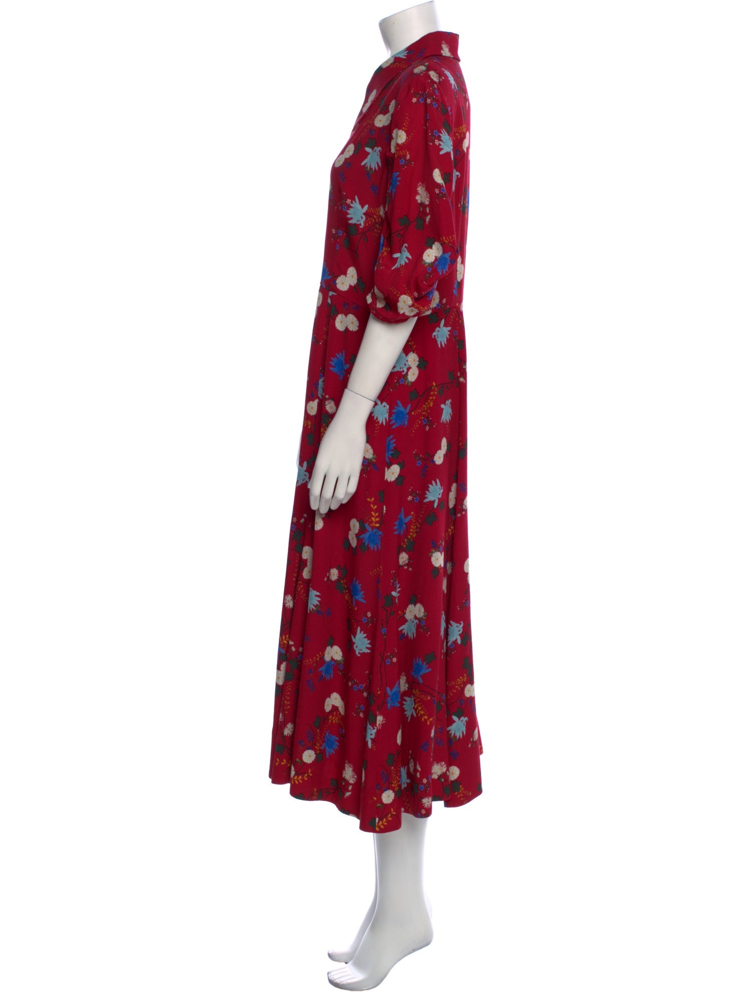 Erdem Silk Long Dress
