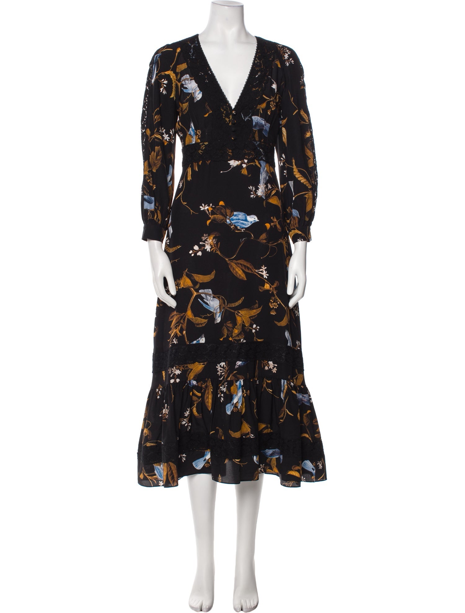Erdem Silk Long Dress