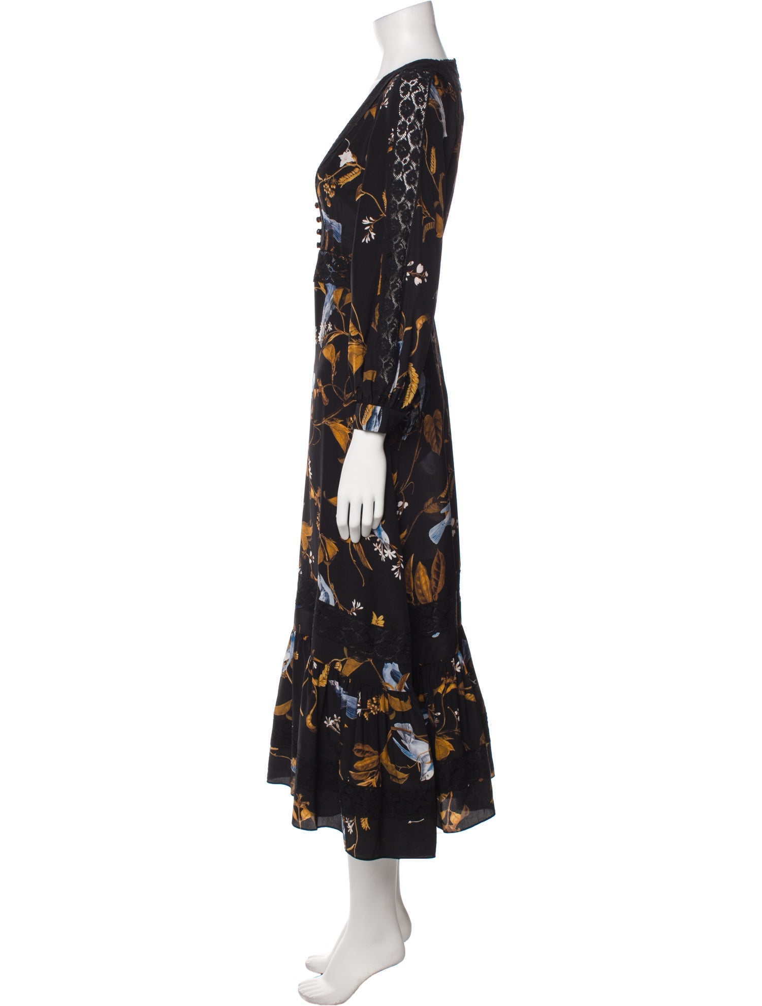 Erdem Silk Long Dress