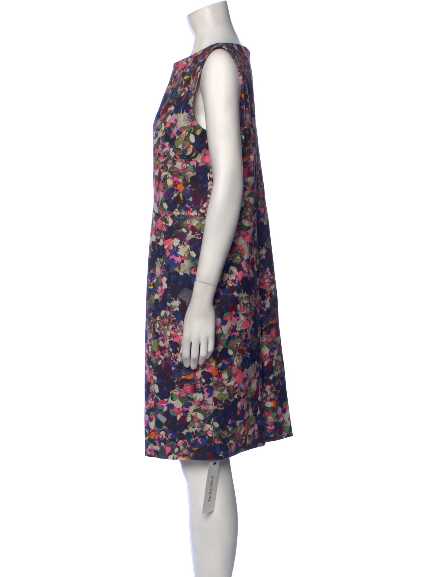 Erdem Floral Print Knee-Length Dress