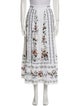Erdem Linen Midi Length Skirt