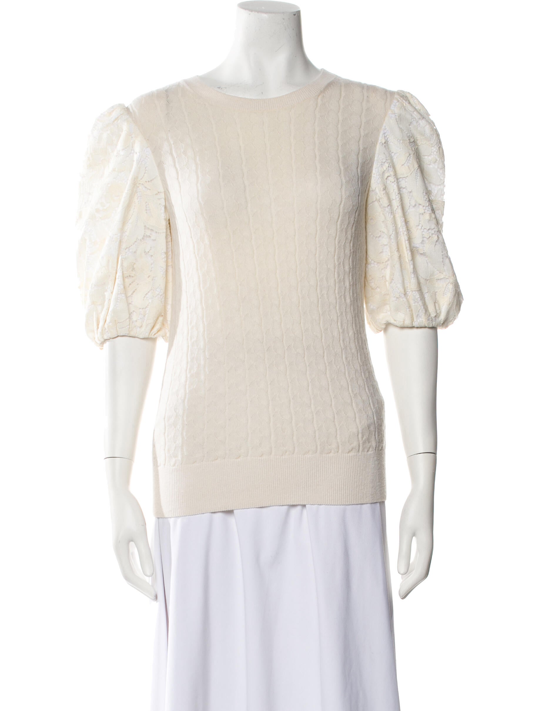Erdem Merino Wool Bateau Neckline Sweater