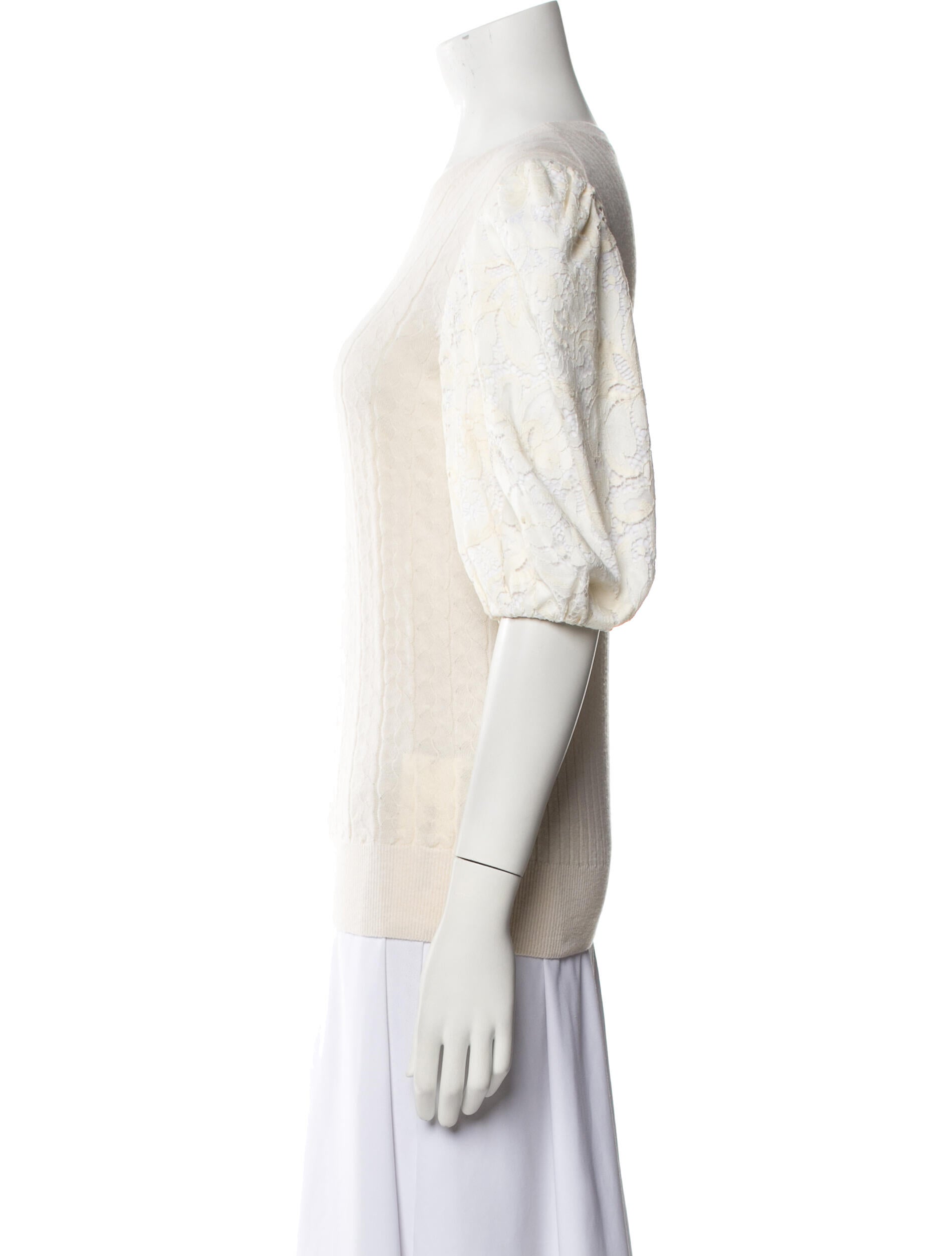 Erdem Merino Wool Bateau Neckline Sweater