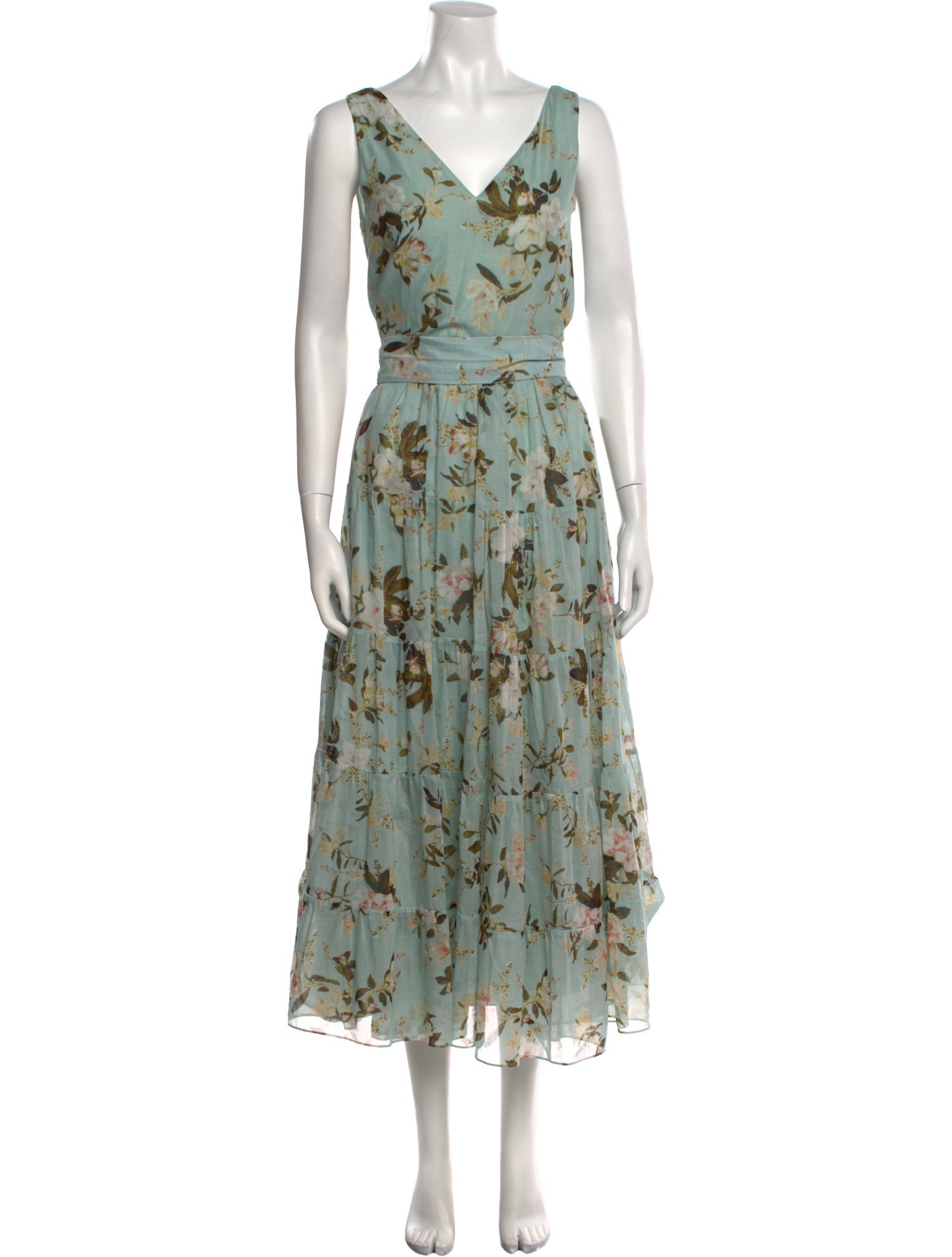Erdem Floral Print Long Dress