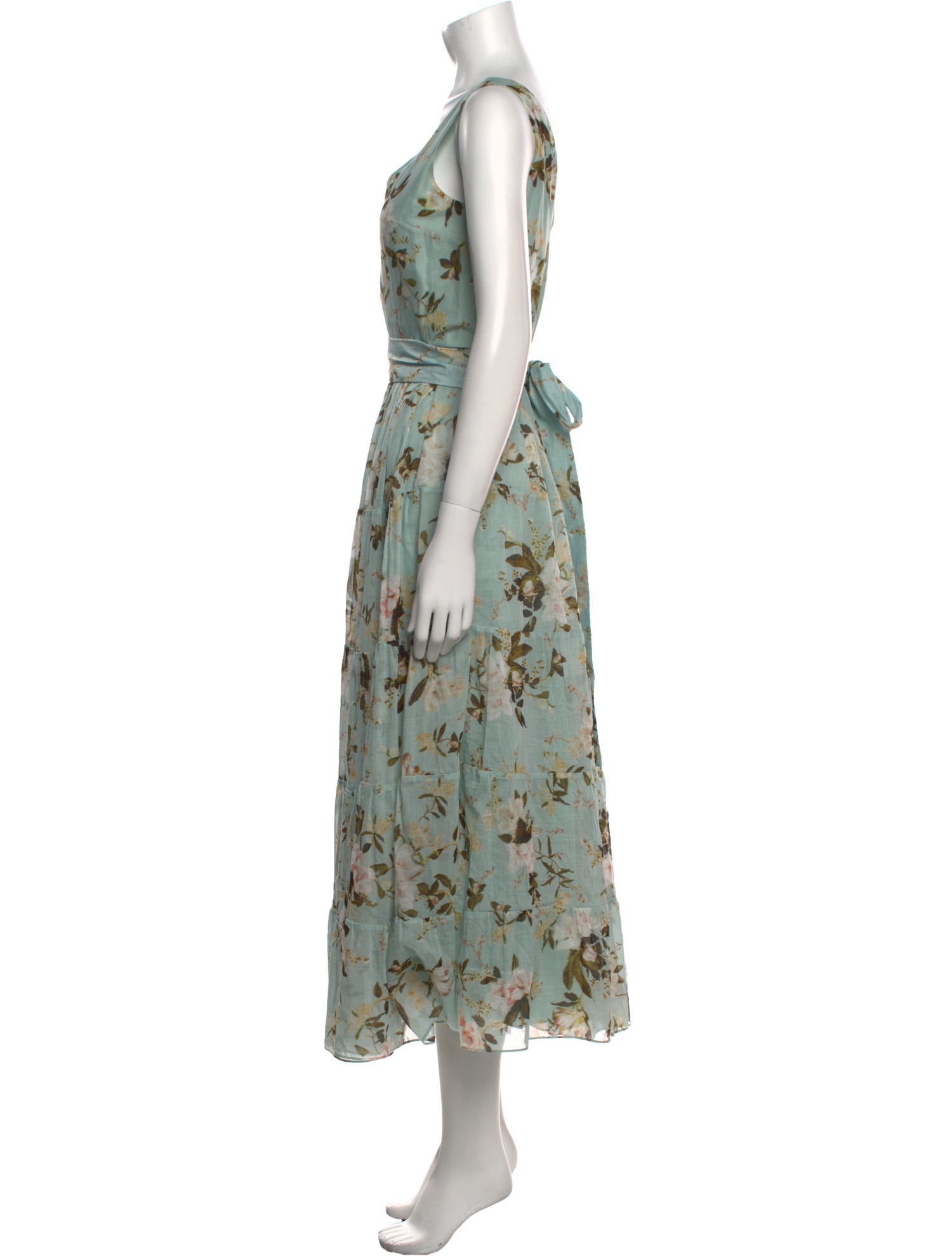Erdem Floral Print Long Dress