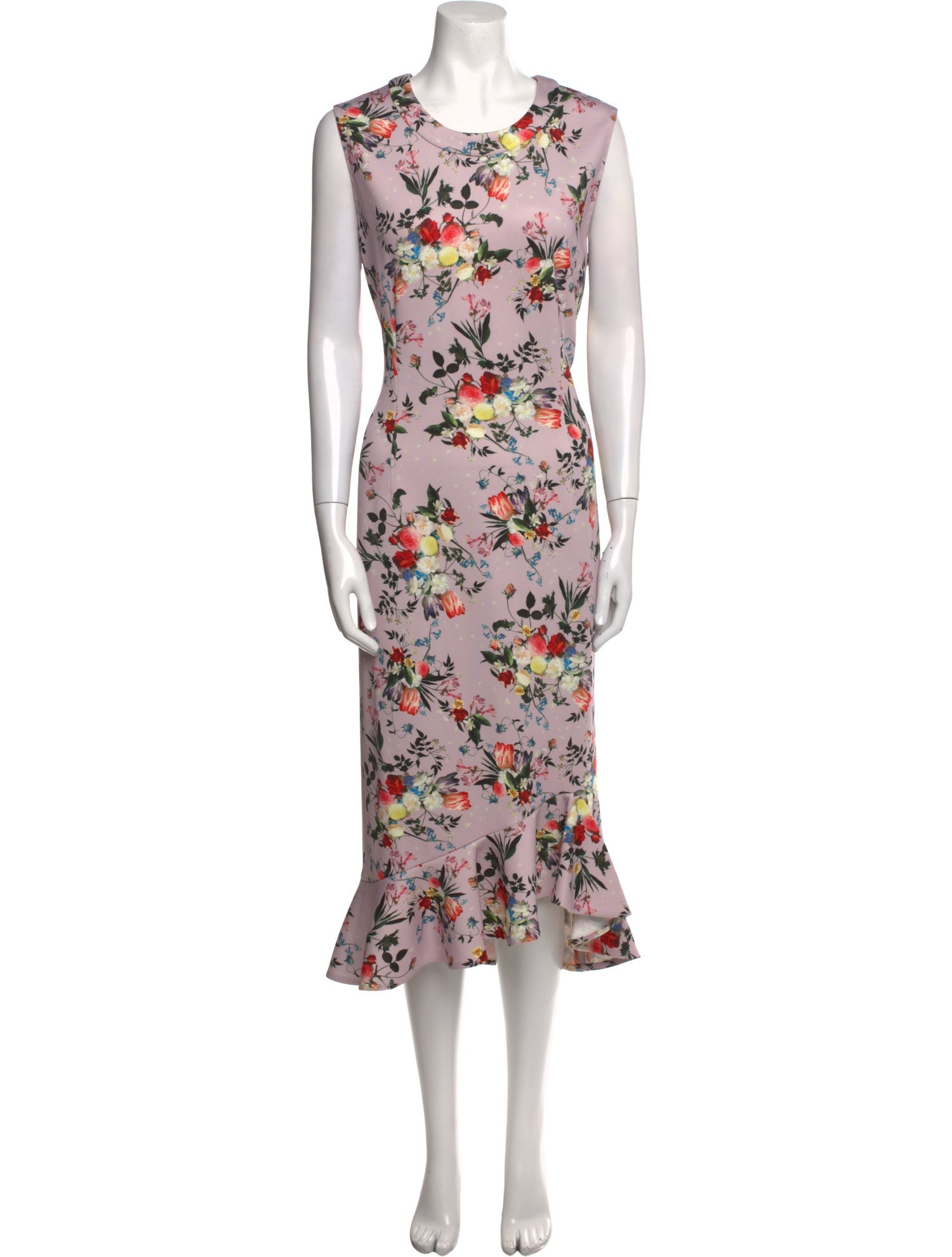 Erdem Floral Print Long Dress