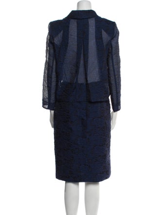 Erdem Mesh Accents Skirt Suit