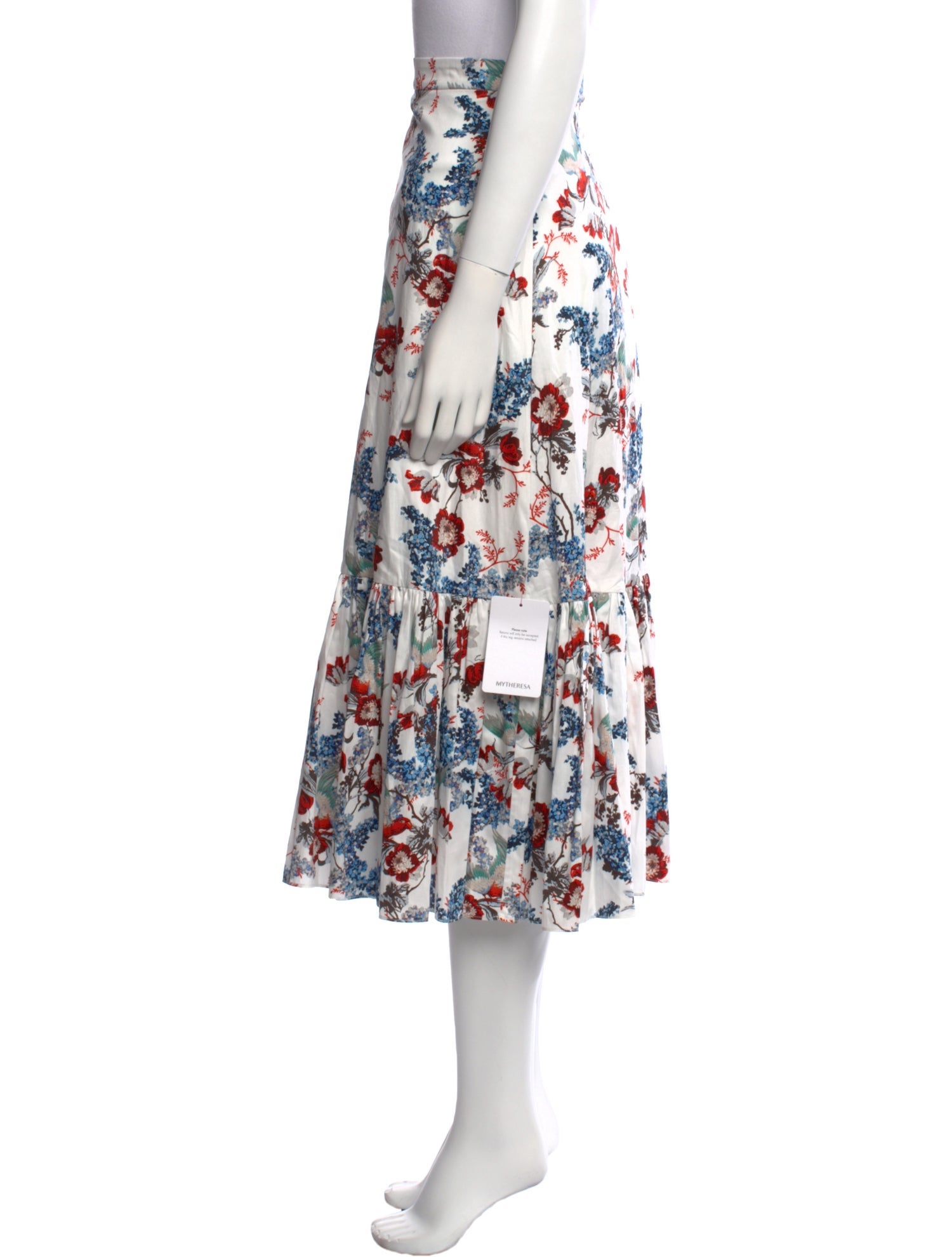Erdem Floral Print Midi Length Skirt w/ Tags