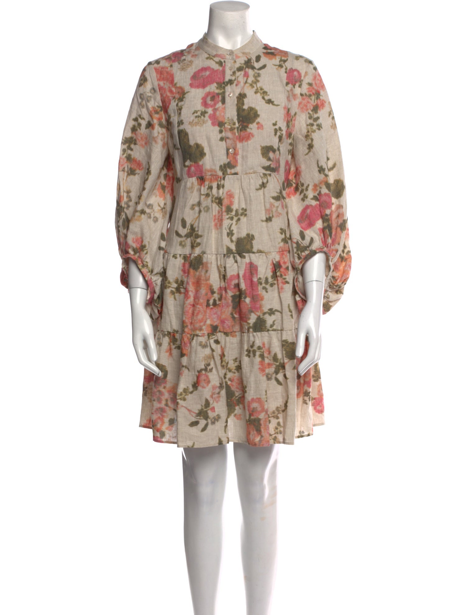Erdem Linen Mini Dress