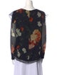 Erdem Silk Floral Print Blouse