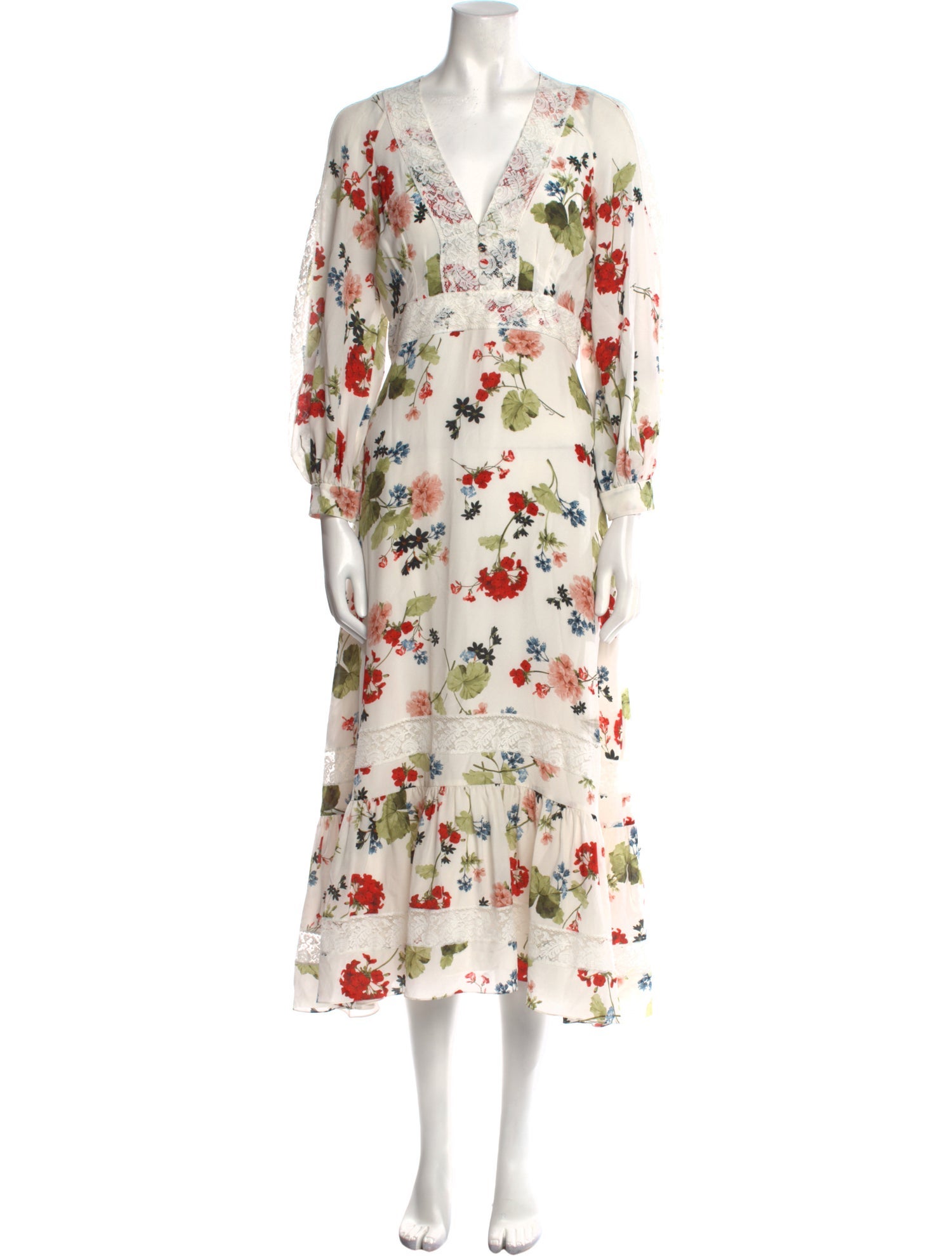 Erdem Silk Long Dress