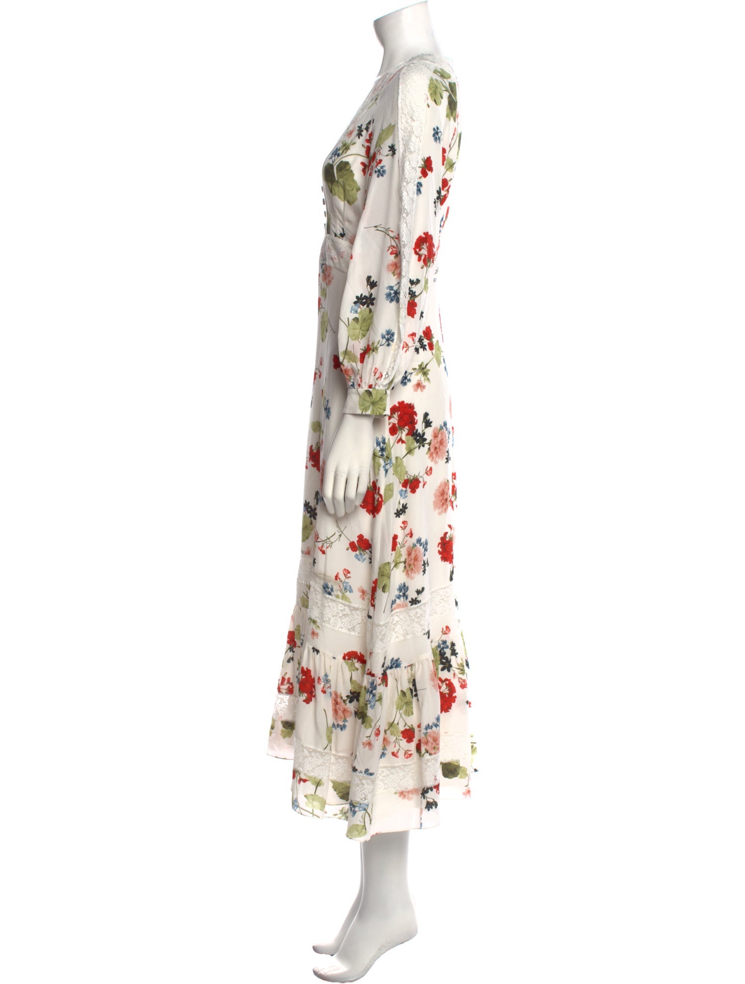 Erdem Silk Long Dress