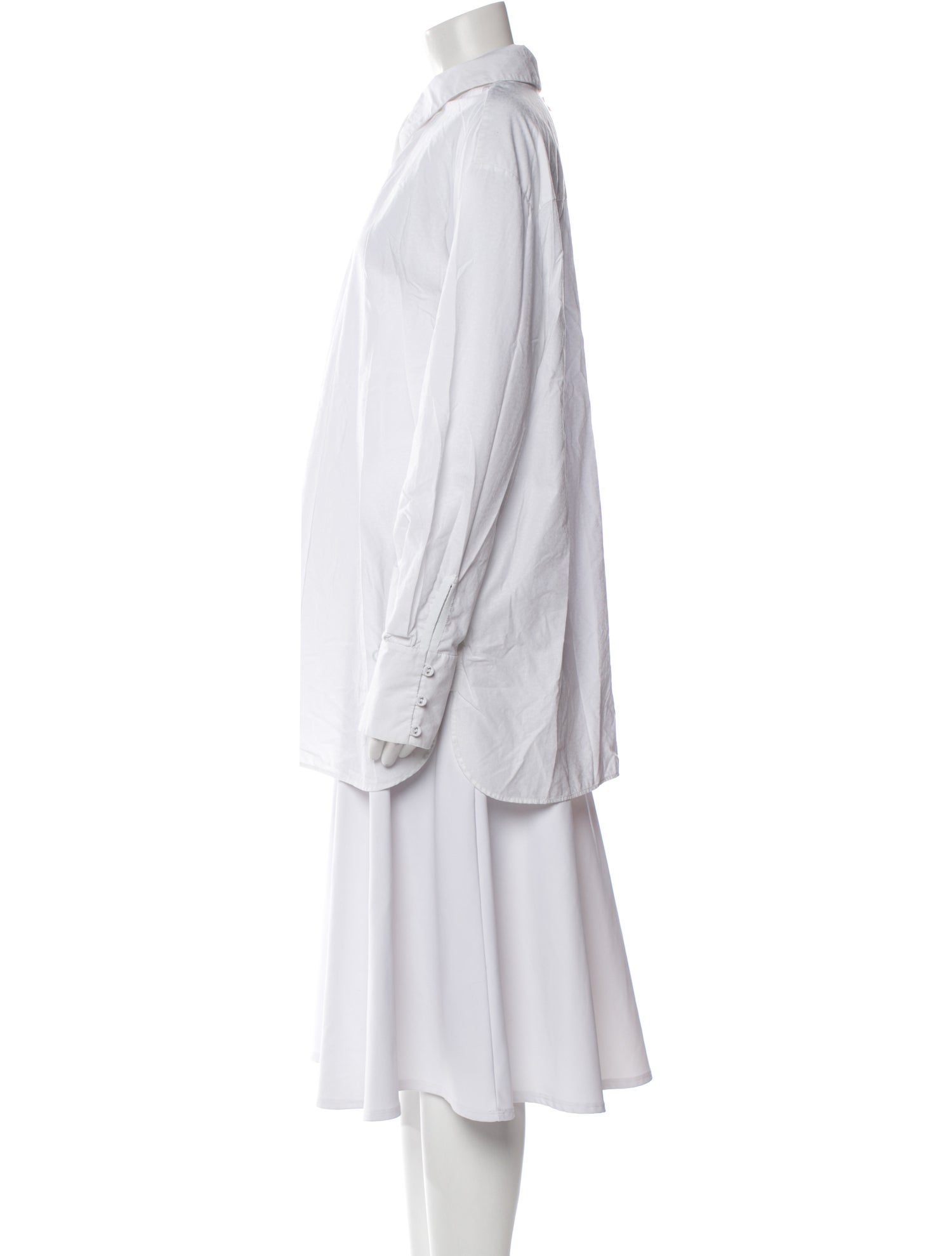 Erdem Long Sleeve Button-Up Top