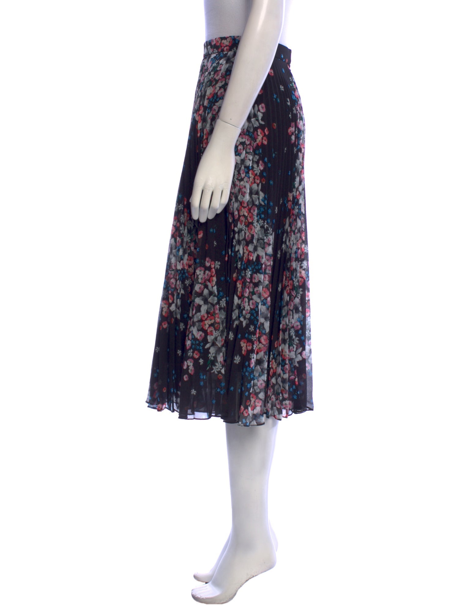 Erdem Floral Print Knee-Length Skirt