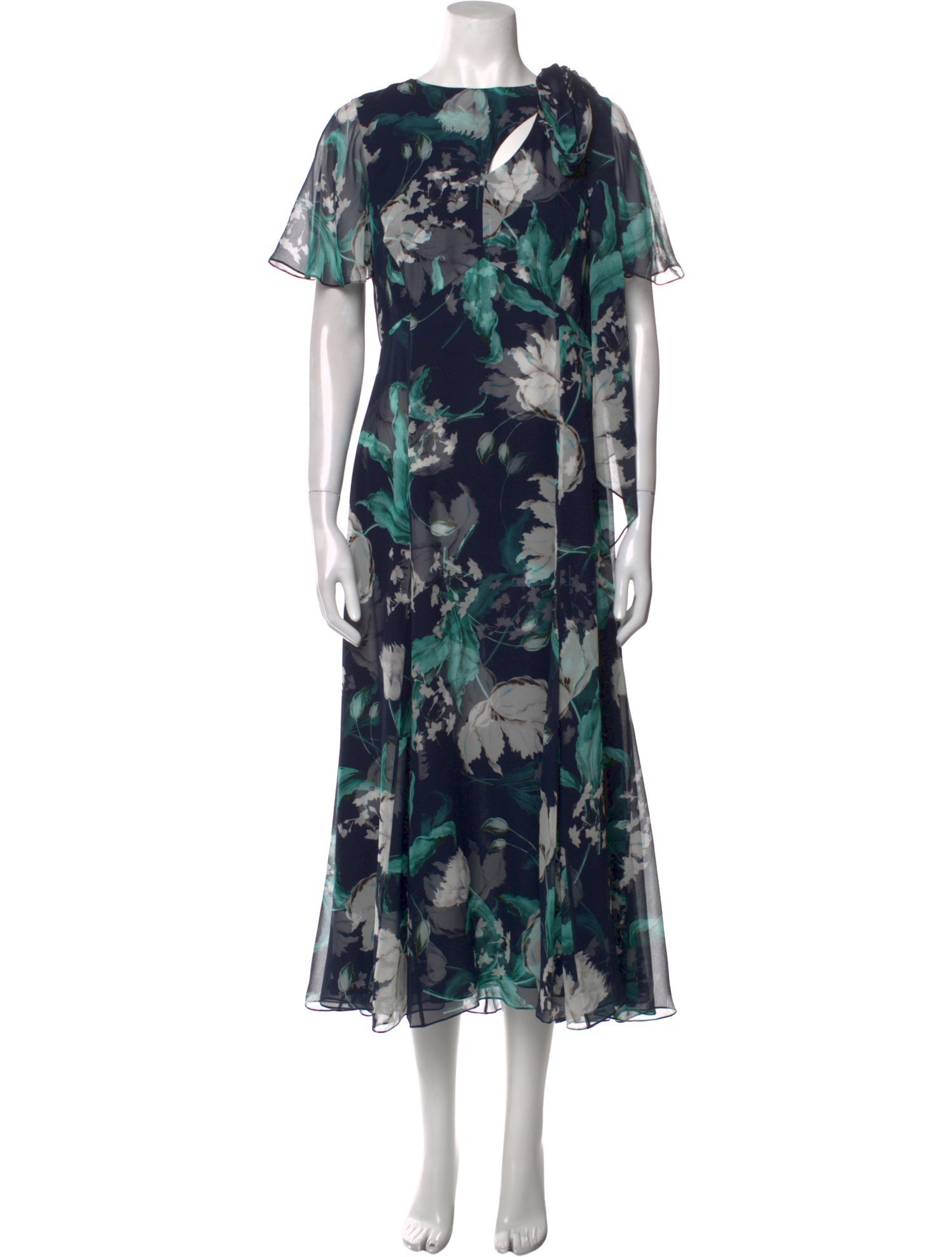 Erdem Silk Long Dress