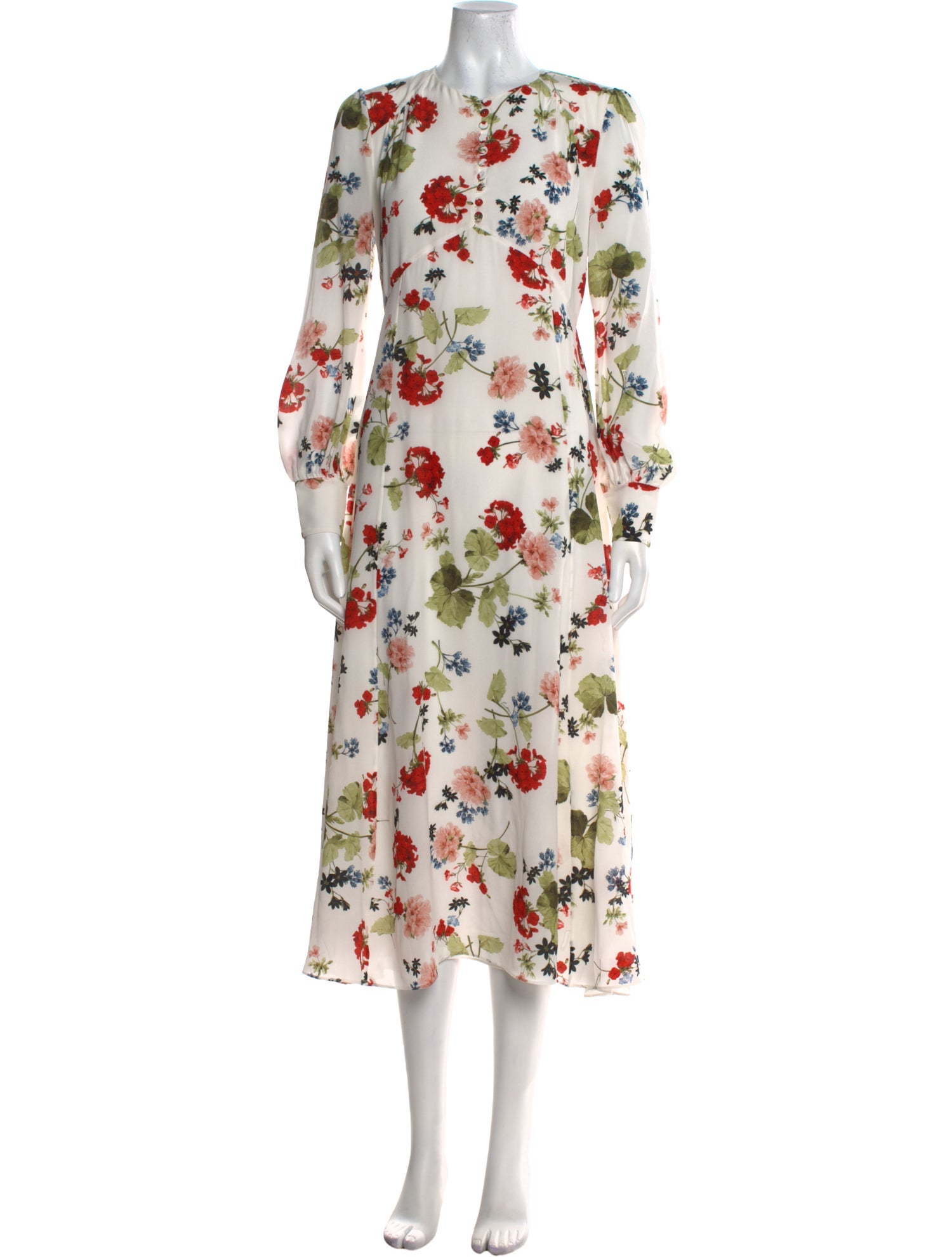 Erdem Silk Long Dress w/ Tags