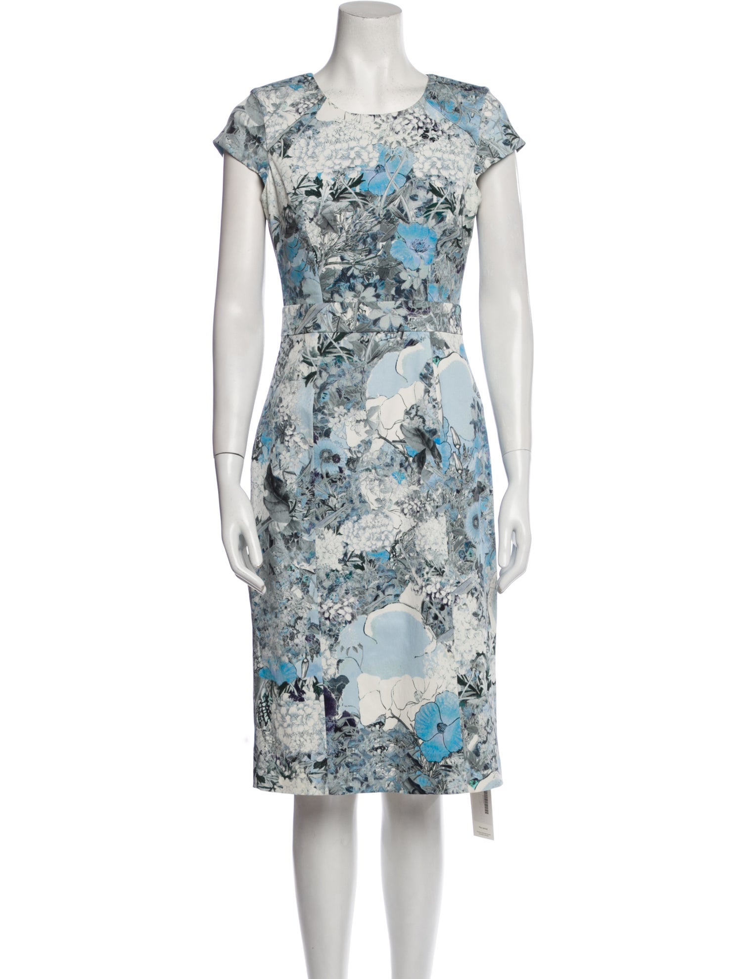 Erdem Floral Print Midi Length Dress