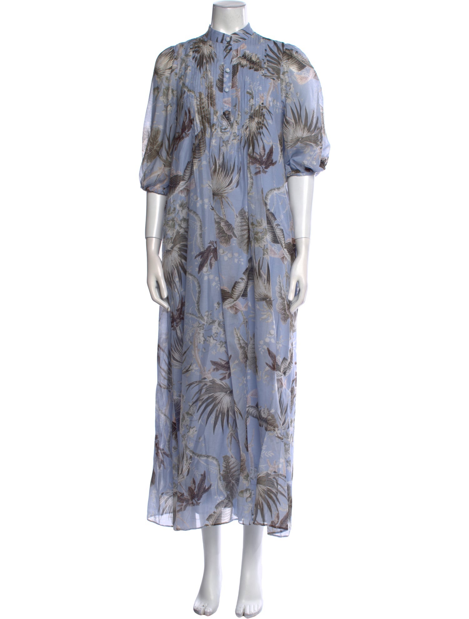 Erdem Printed Long Dress