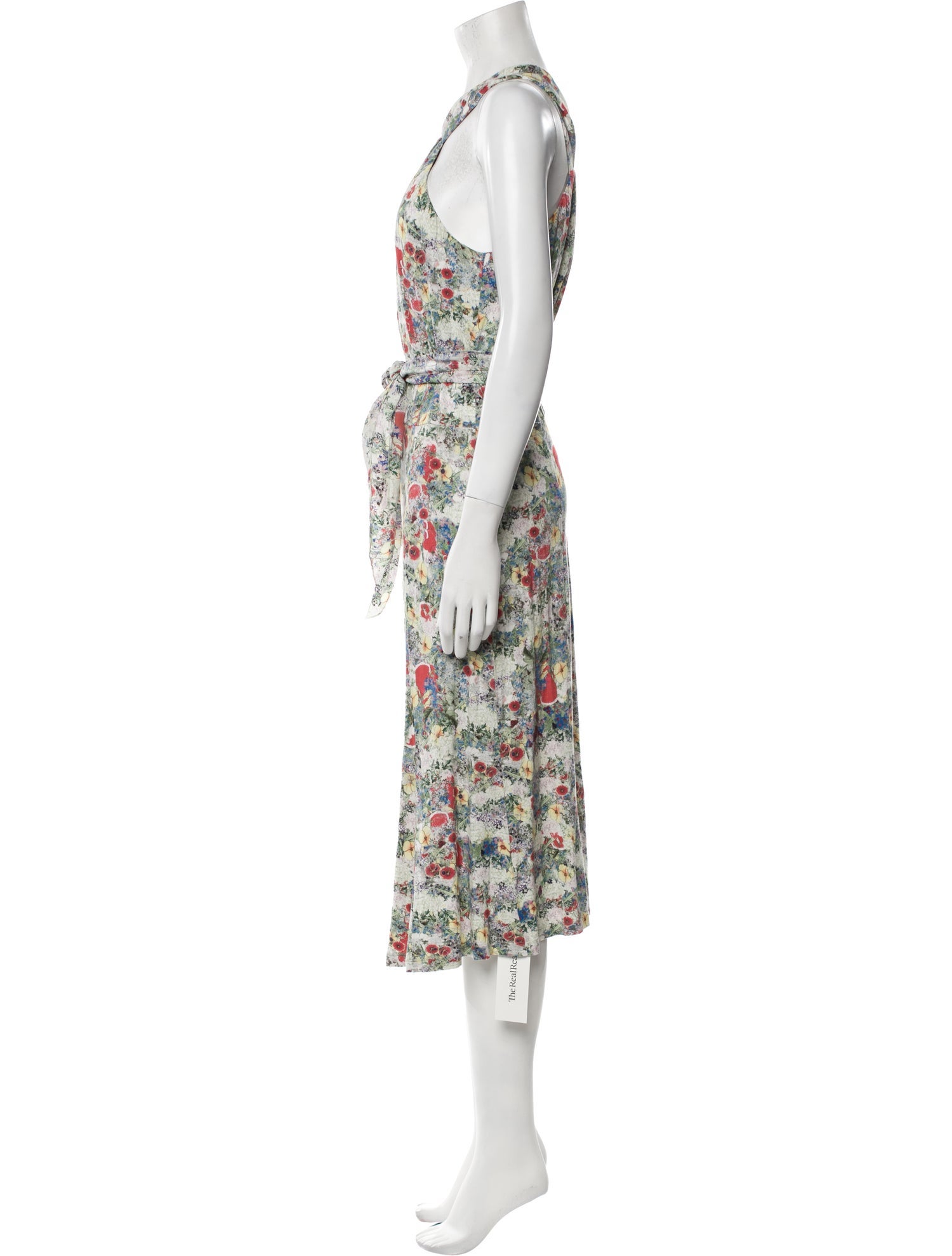 Erdem Floral Print Midi Length Dress