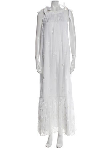 Erdem Dresses Lace Pattern Long Dress XS