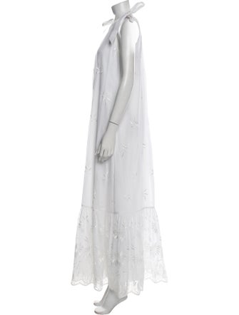 Erdem Lace Pattern Long Dress