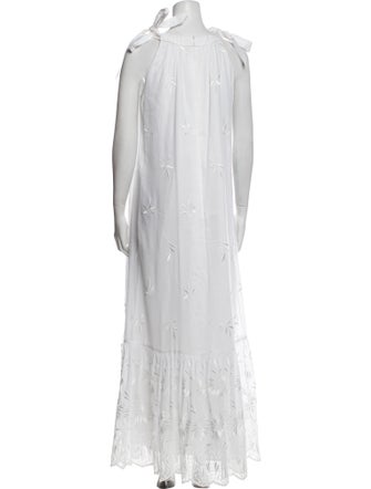 Erdem Lace Pattern Long Dress