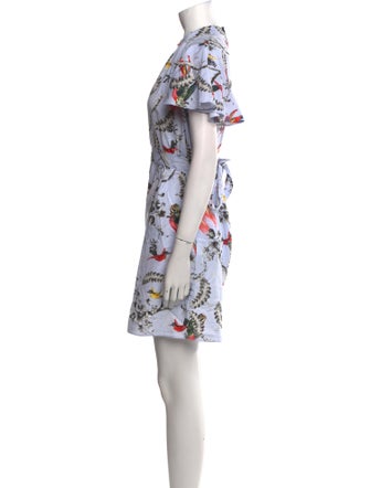 Erdem Printed Mock Neck Romper