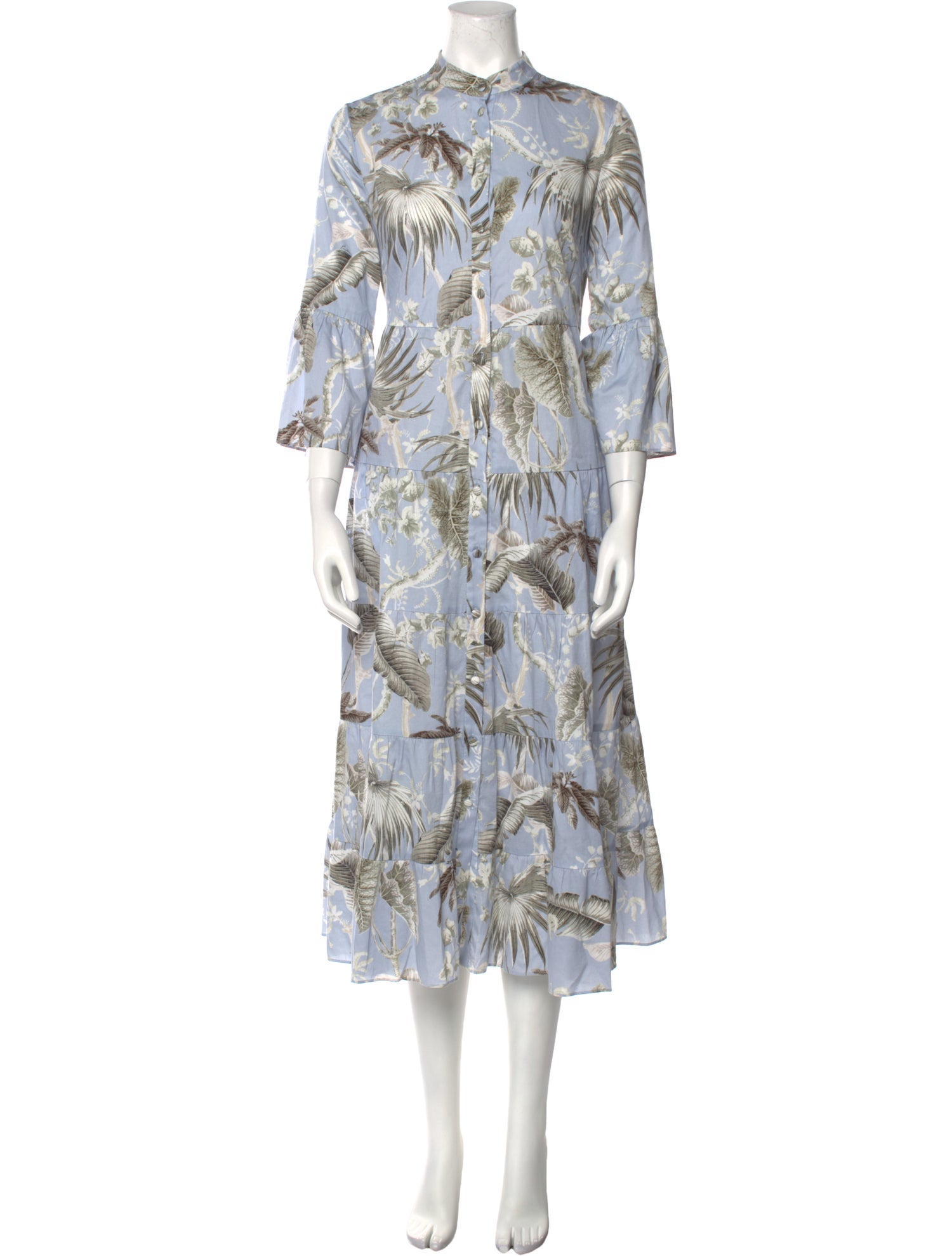 Erdem Floral Print Long Dress
