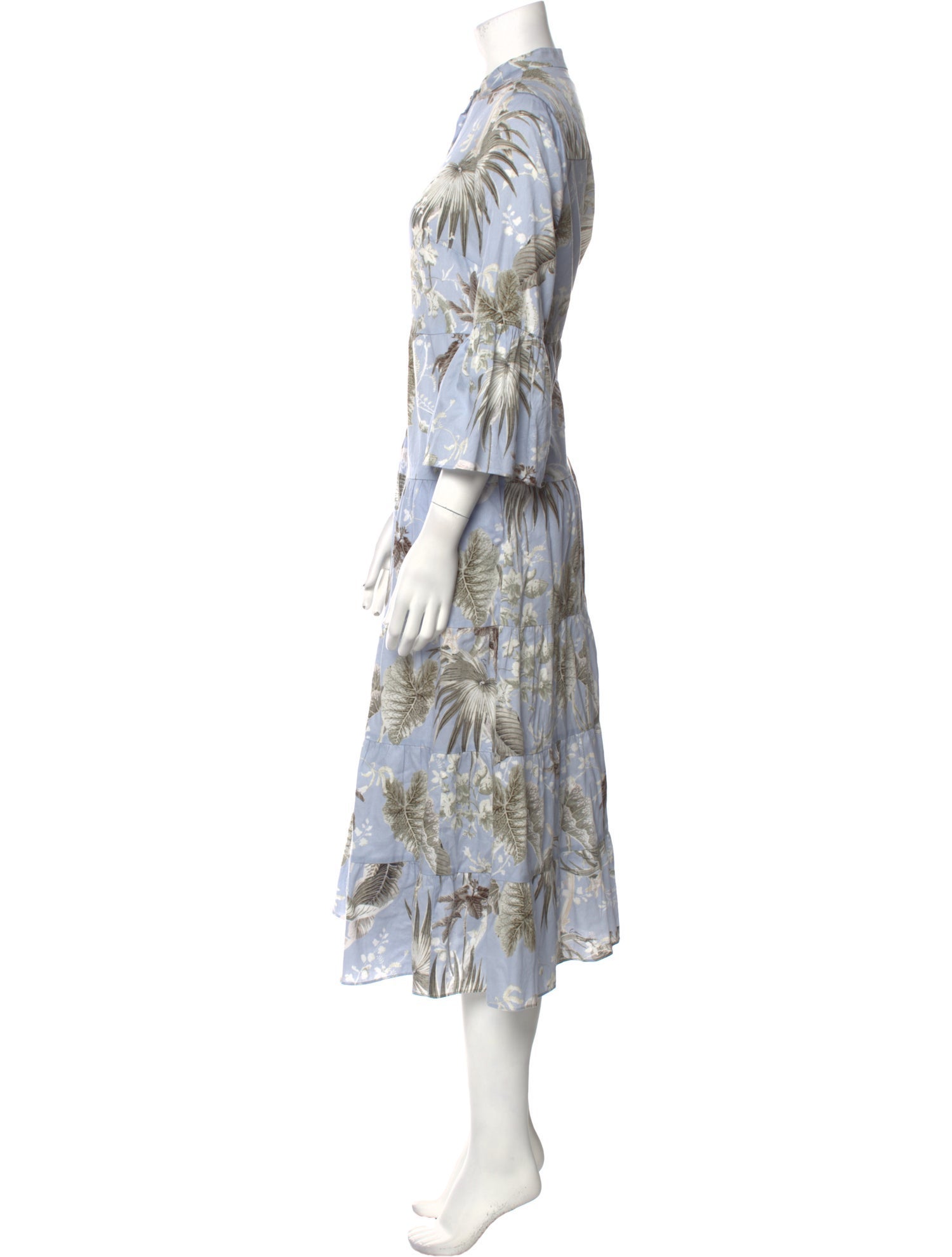 Erdem Floral Print Long Dress