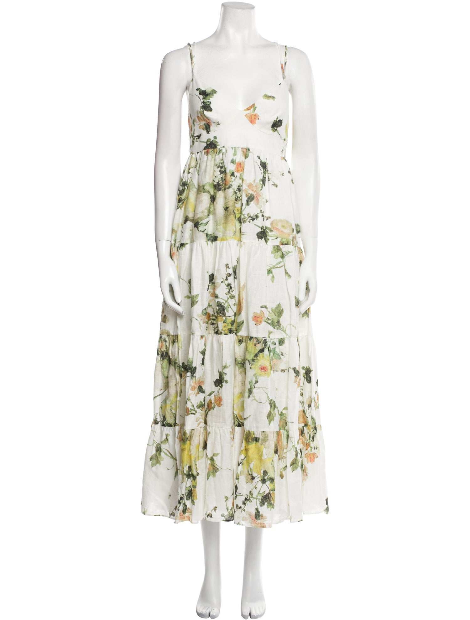 Erdem Linen Long Dress w/ Tags