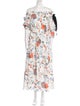 Erdem Floral Print Long Dress