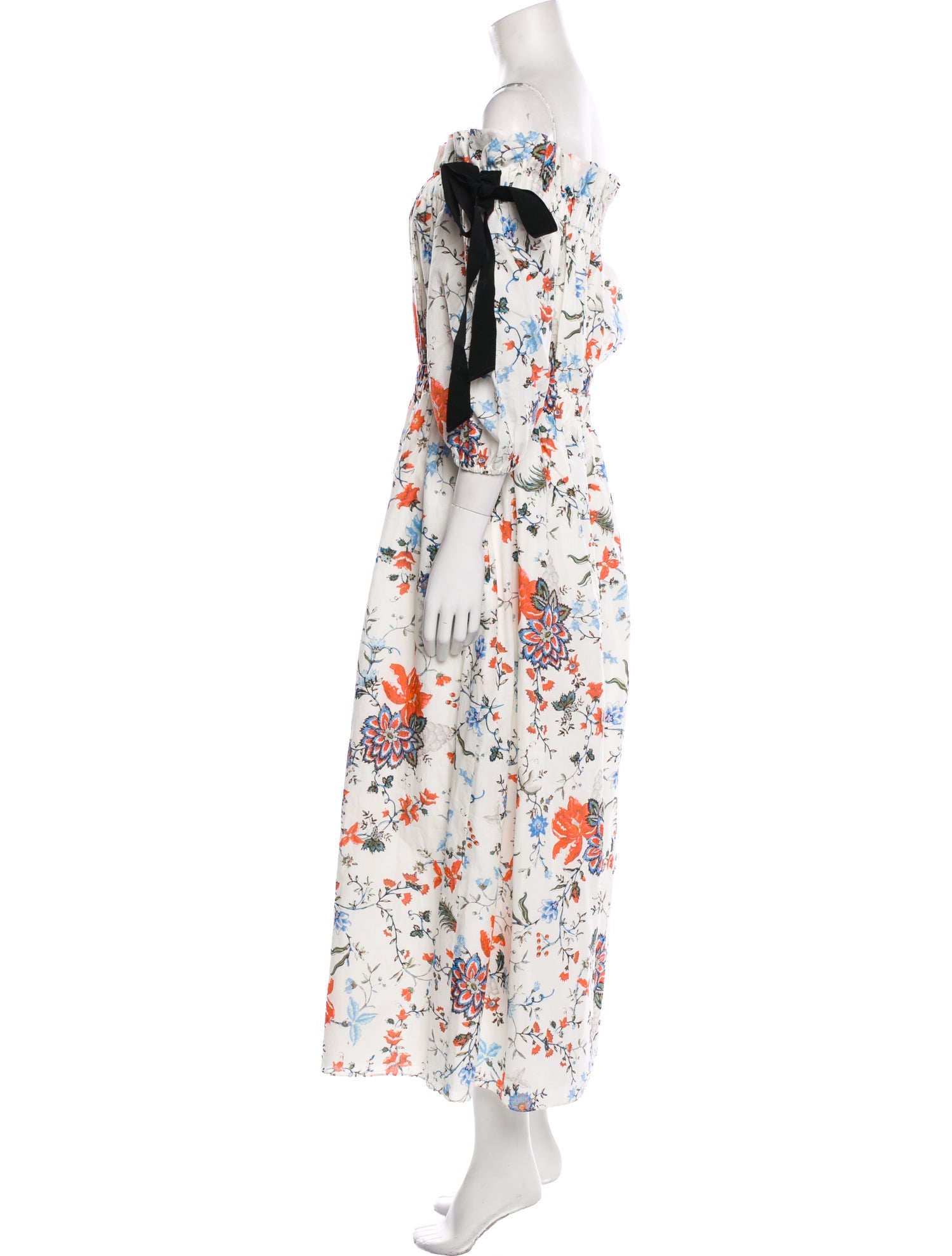 Erdem Floral Print Long Dress