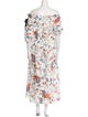Erdem Floral Print Long Dress