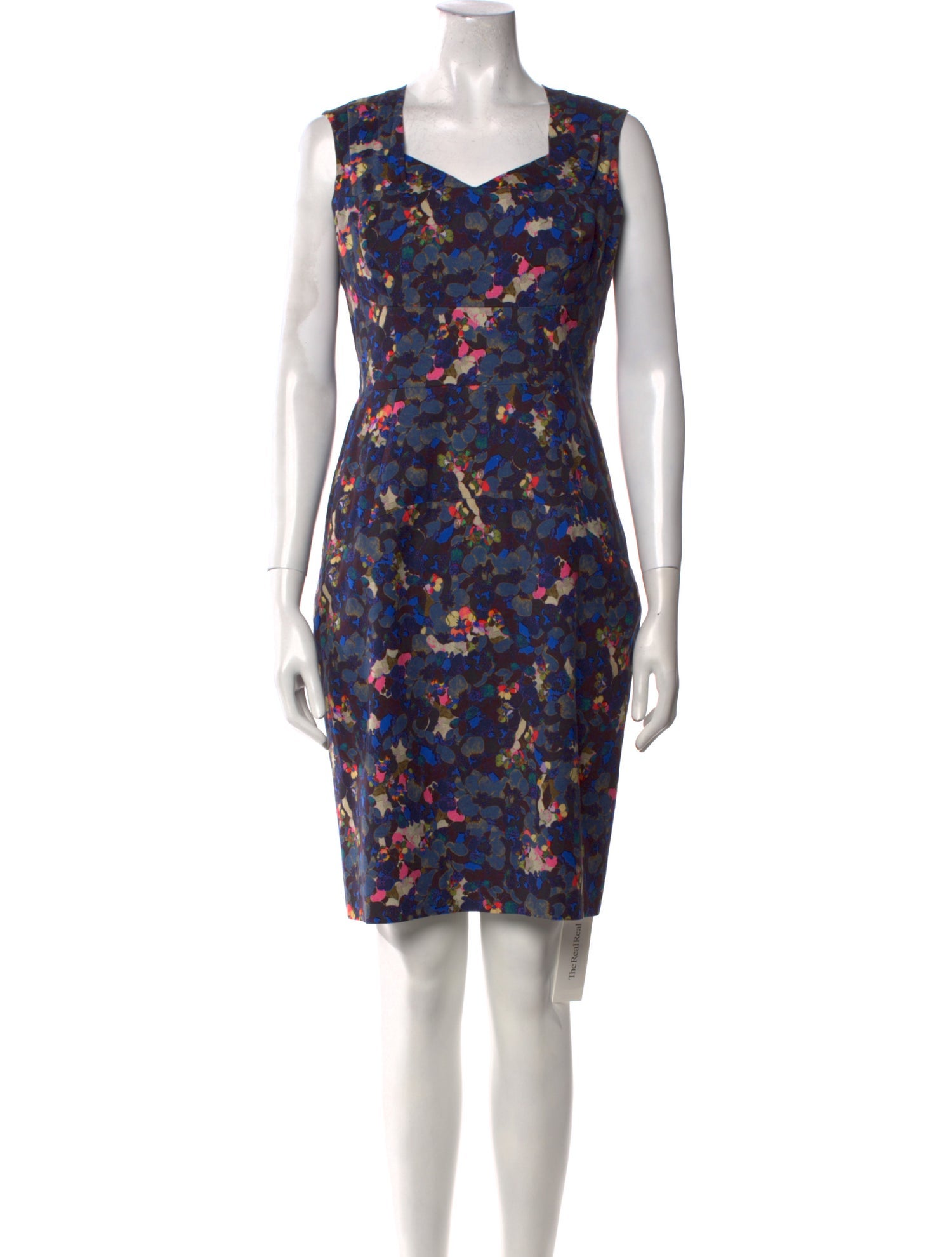 Erdem Floral Print Knee-Length Dress