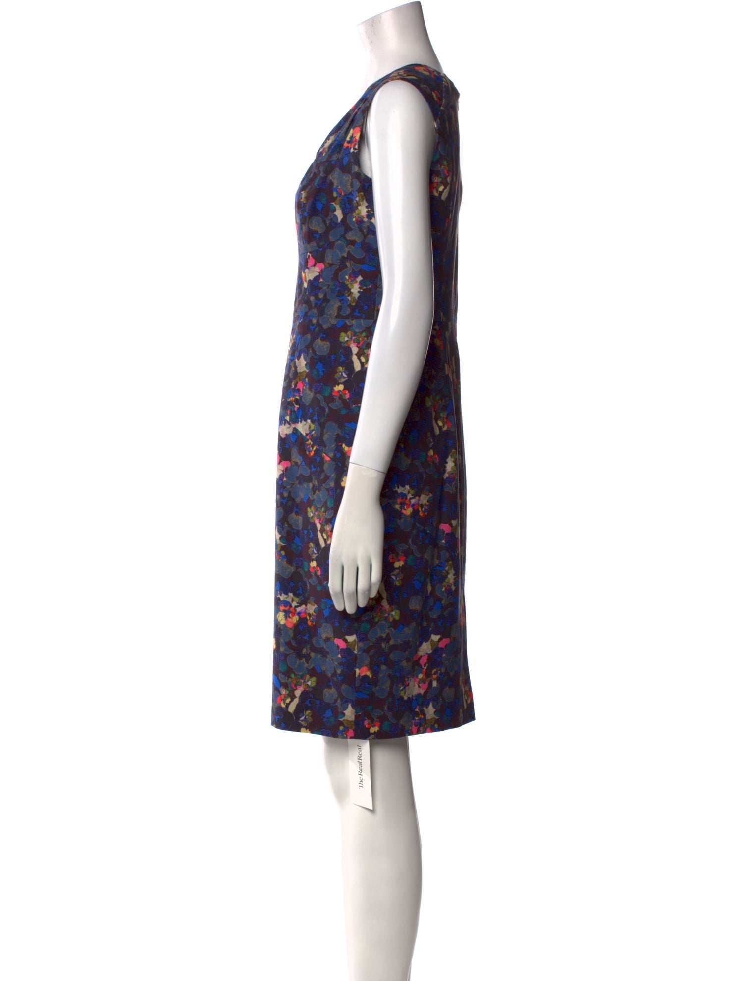 Erdem Floral Print Knee-Length Dress