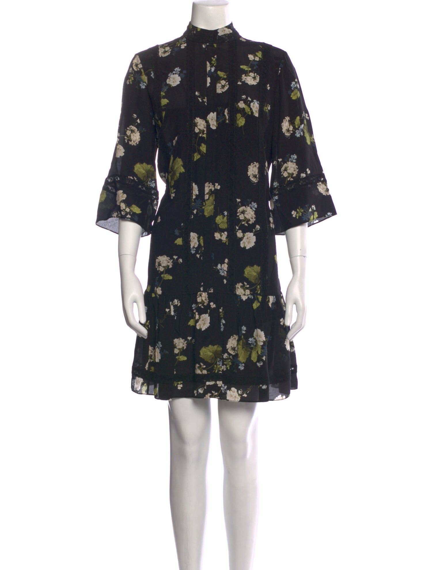 Erdem Silk Mini Dress
