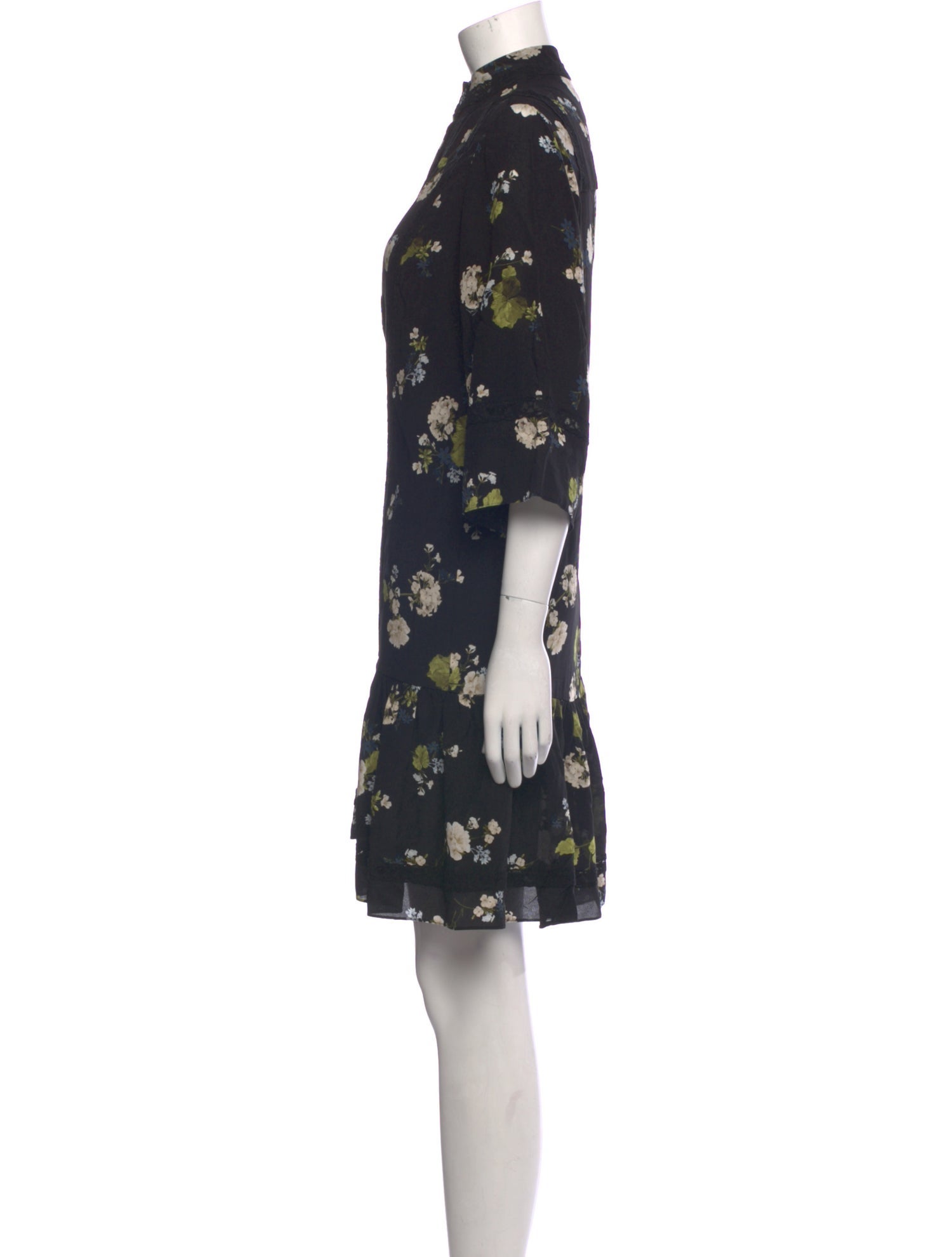 Erdem Silk Mini Dress