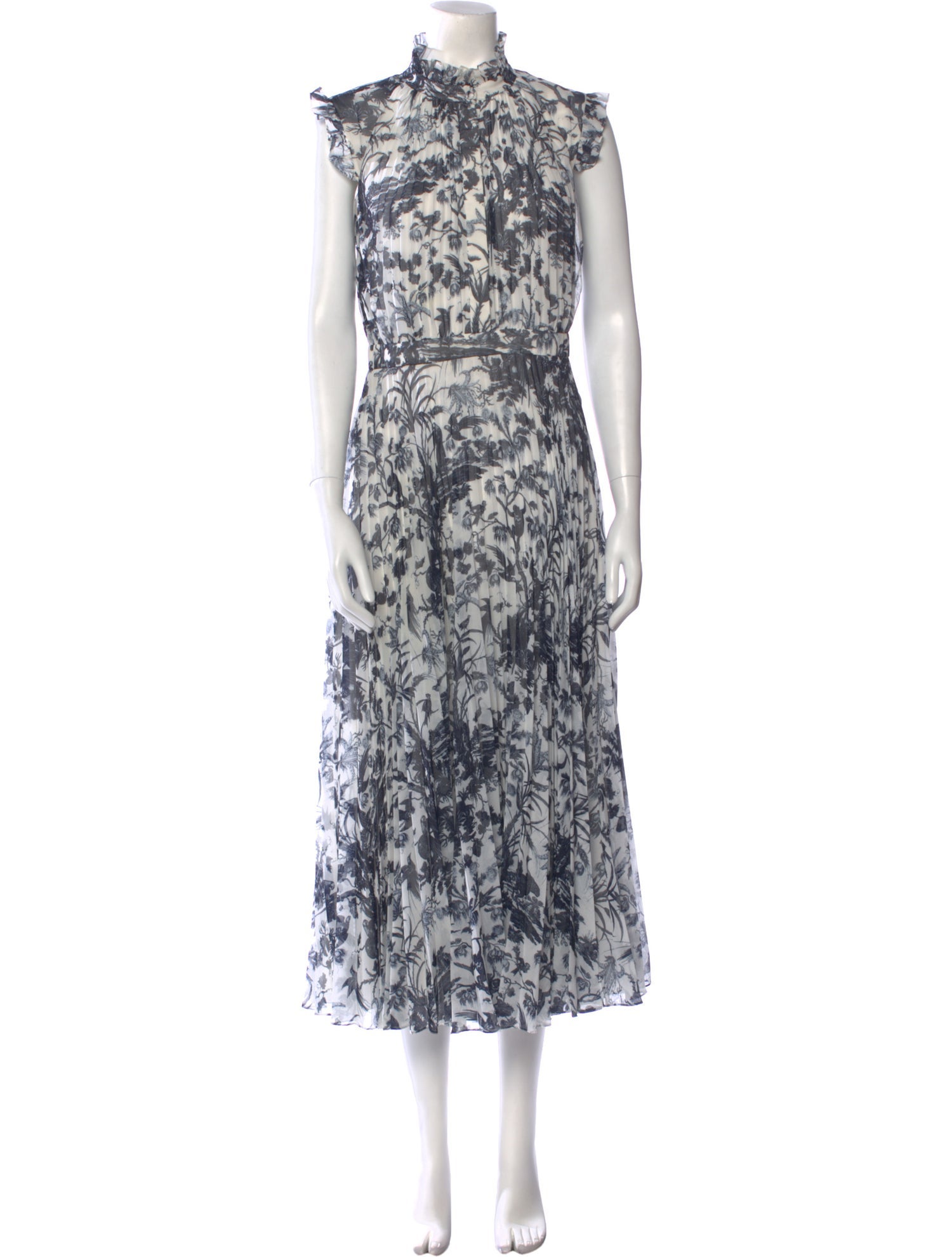 Erdem Floral Print Long Dress