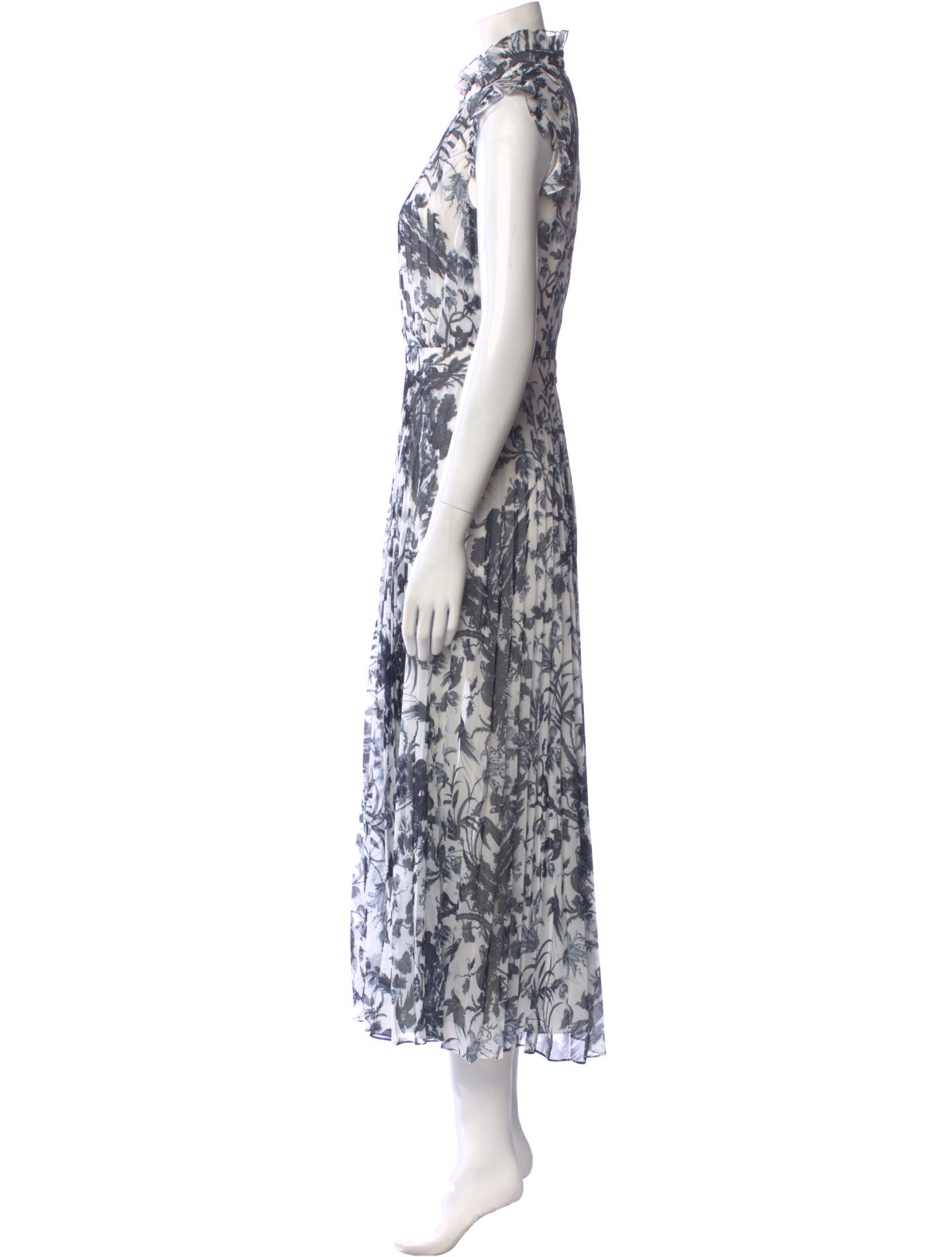 Erdem Floral Print Long Dress