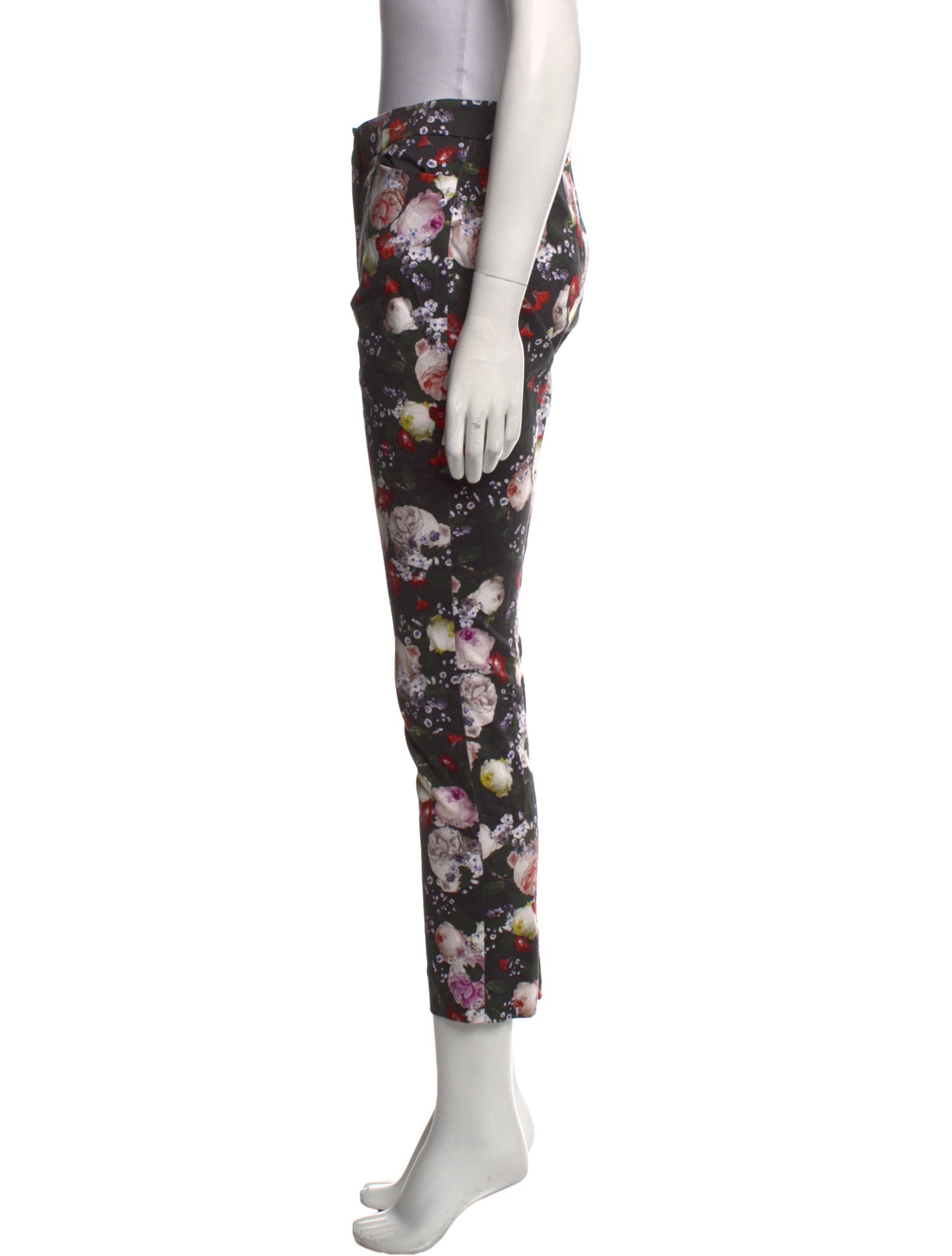 Erdem Floral Print Straight Leg Pants
