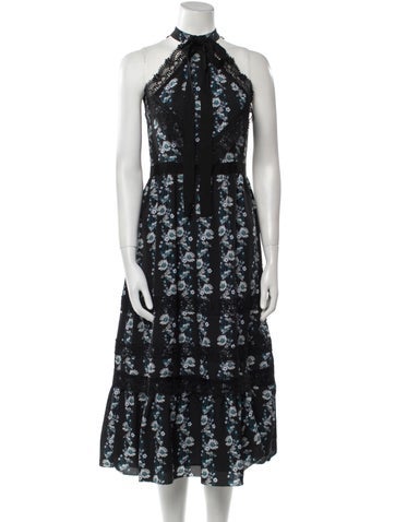 Erdem Dresses Lace Pattern Long Dress XS