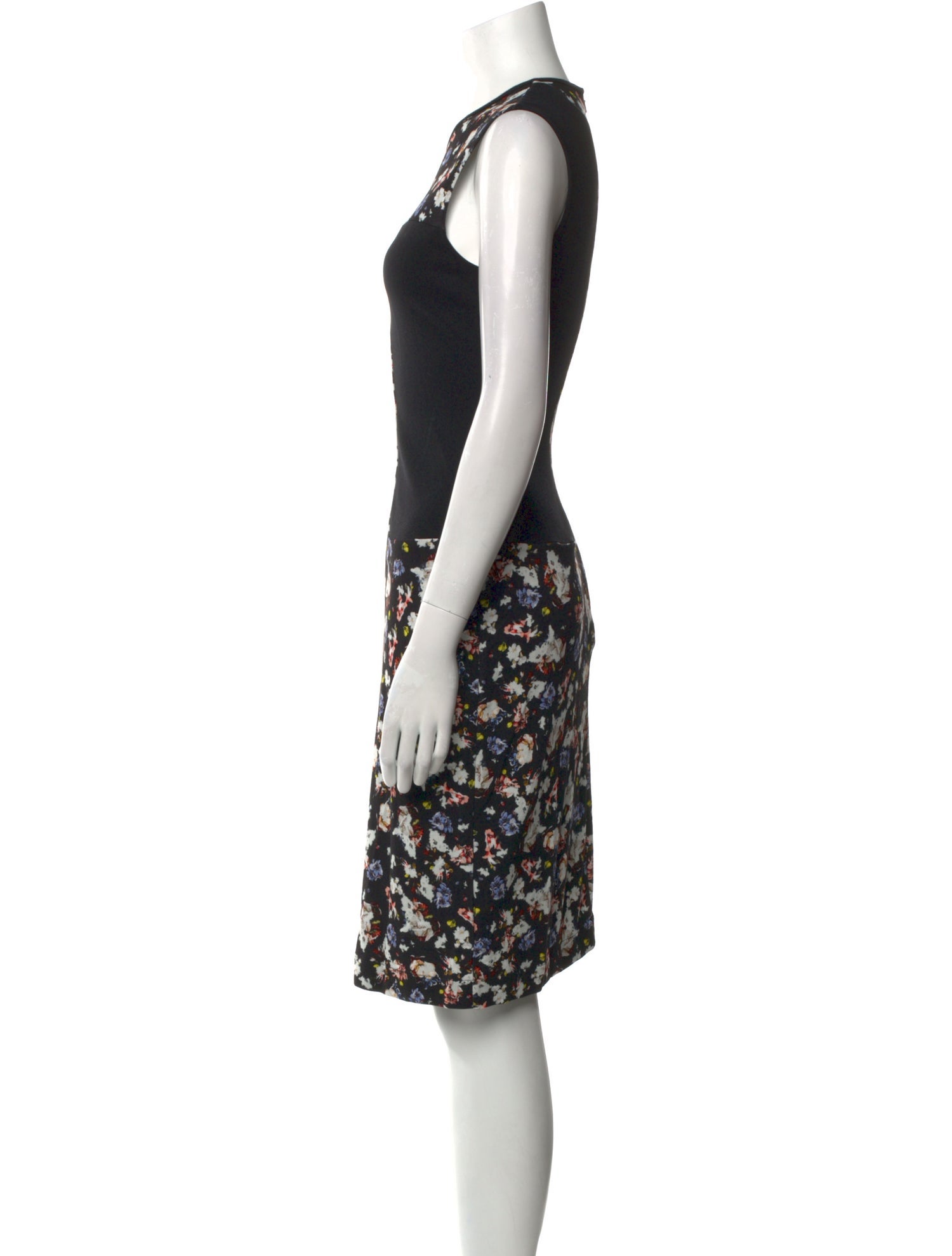 Erdem Floral Print Knee-Length Dress