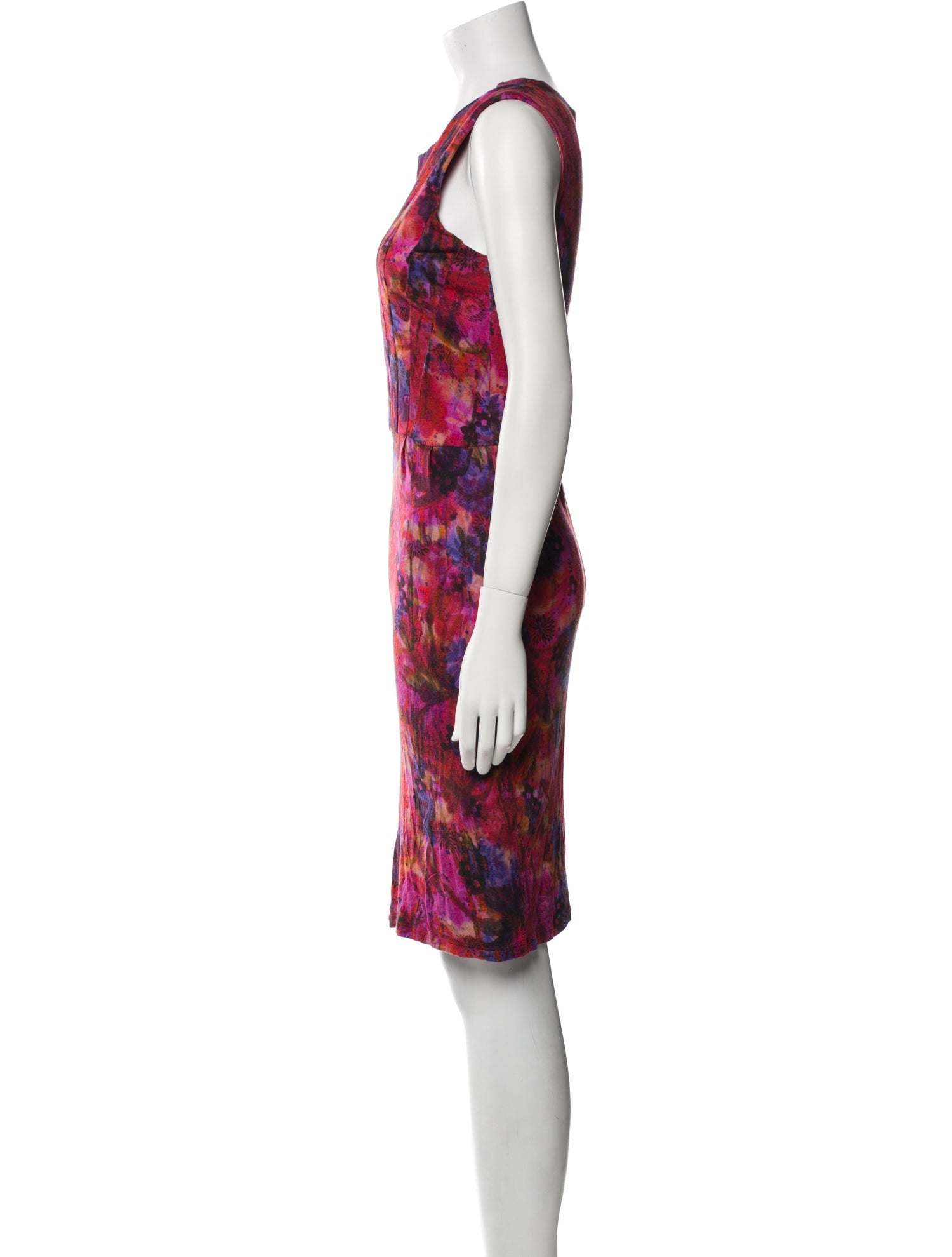 Erdem Floral Print Knee-Length Dress