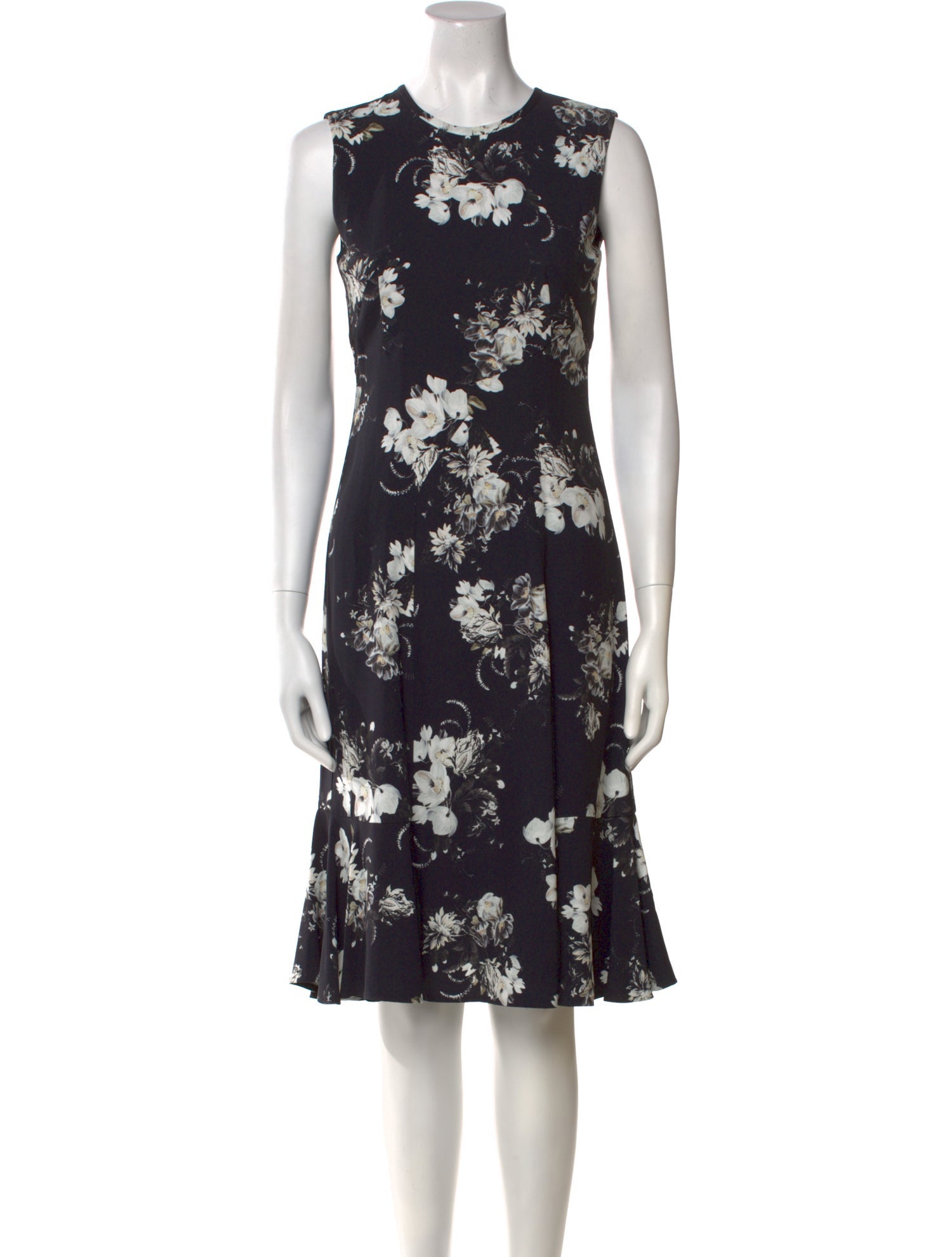Erdem Silk Knee-Length Dress