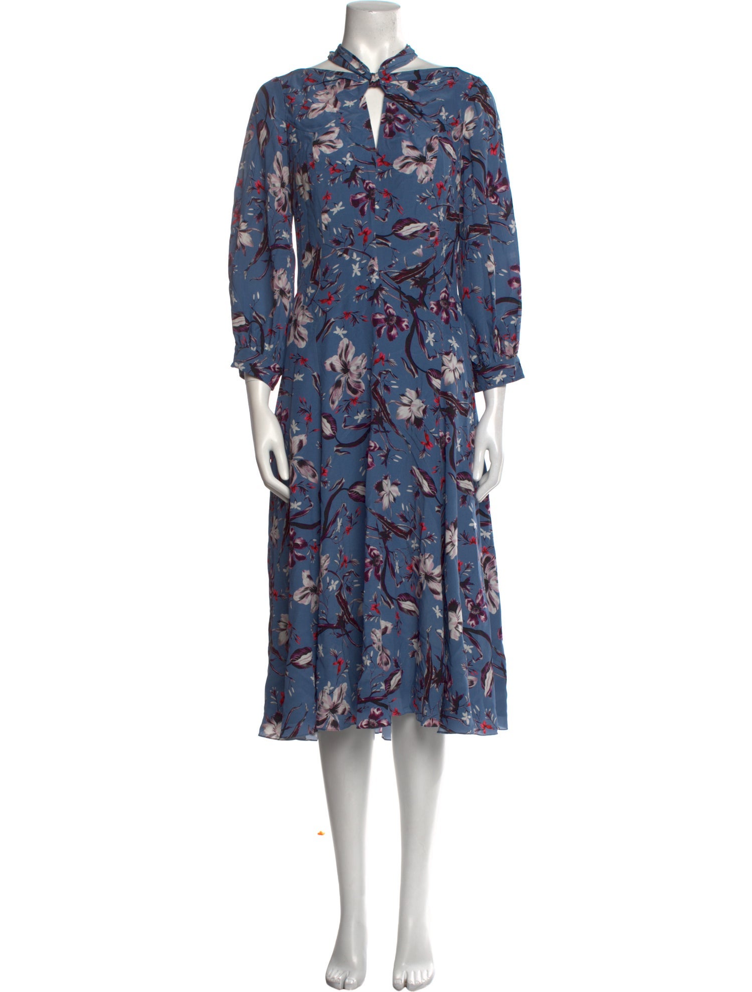 Erdem Silk Midi Length Dress