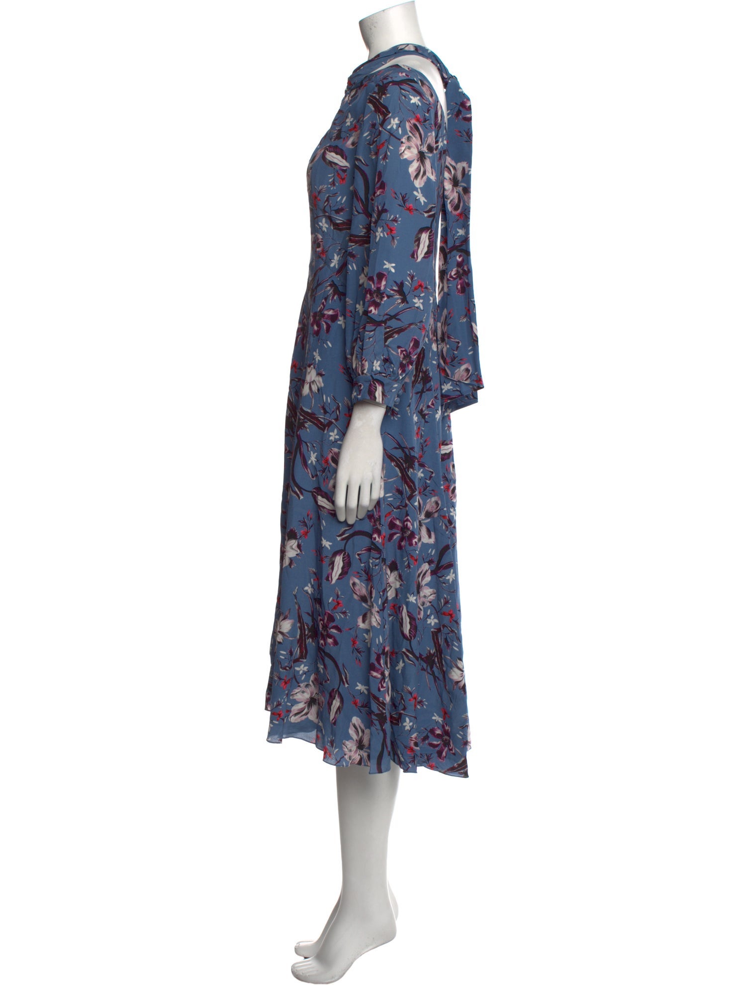 Erdem Silk Midi Length Dress