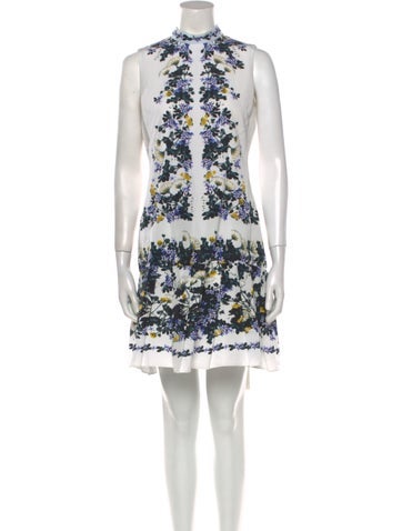 Erdem Dresses Floral Print Mini Dress M