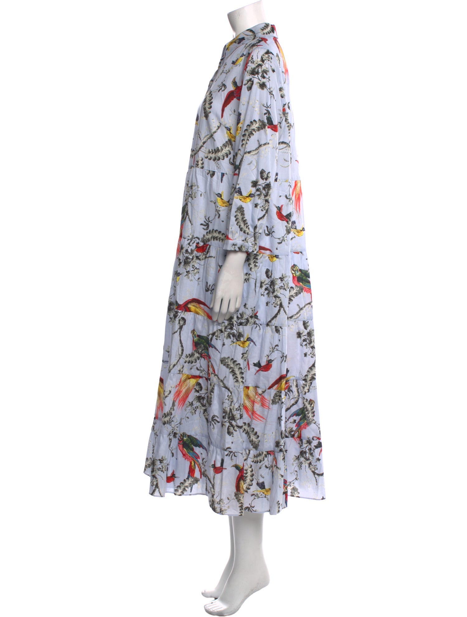 Erdem Floral Print Long Dress